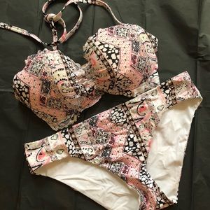 VS halter style two-piece bathing suit